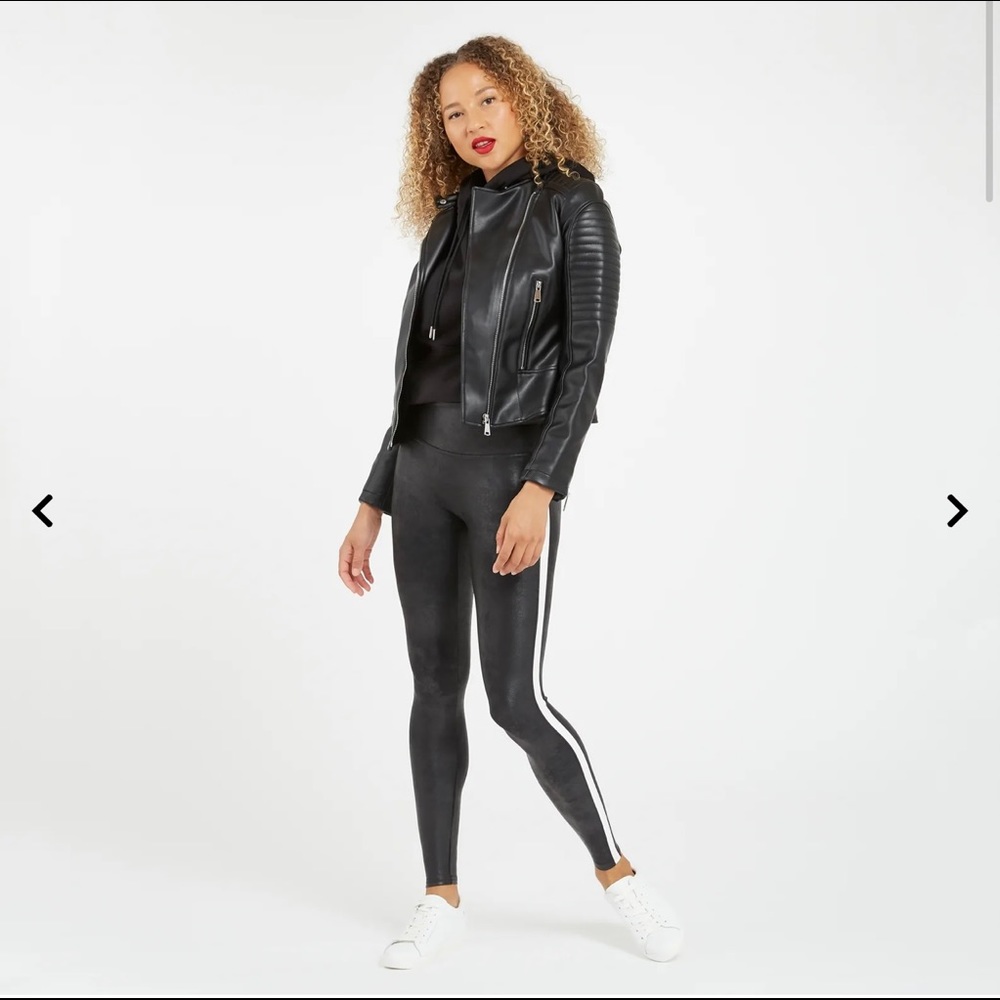 Spanx Fox Leather Leggings Sz. Xs